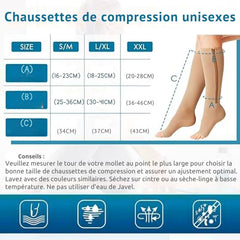 CircuPress™ – Chaussettes de Compression Graduée (20–30 mmHg)