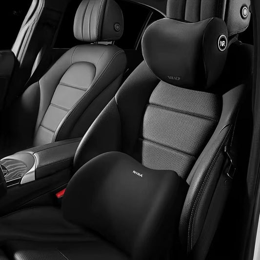 ZenDuo™ – Set ergonomique appui-tête & coussin lombaire