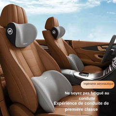 ZenDuo™ – Set ergonomique appui-tête & coussin lombaire