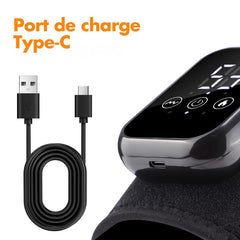 ZenKnee Pro™ – Genouillère Chauffante & Vibrante 5 Niveaux (Rechargeable)