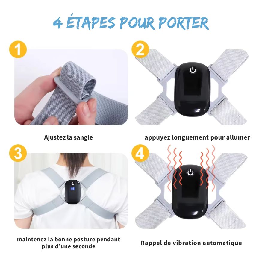 Postura+™ – Correcteur de posture intelligent
