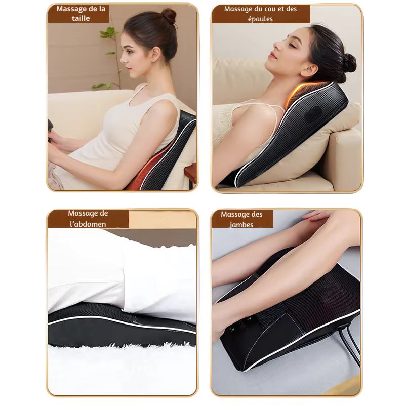ZenGift™ – Coussin de massage relaxant multi-usage en coton premium