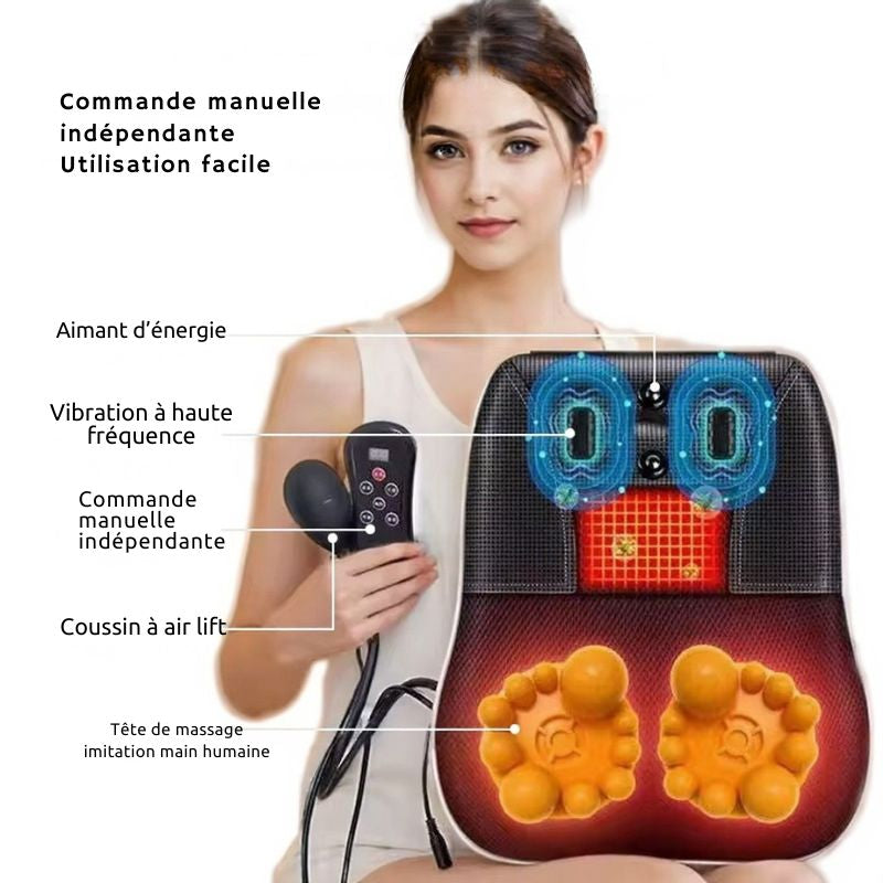 ZenGift™ – Coussin de massage relaxant multi-usage en coton premium