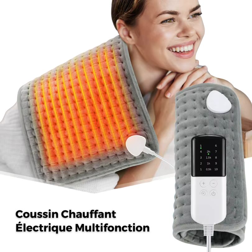 ZenWarm™ – Coussin chauffant multifonction en micro-velours