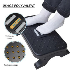 ZenFoot Rest™ – Repose-Pieds Ergonomique Sous Bureau (Confort & Posture)