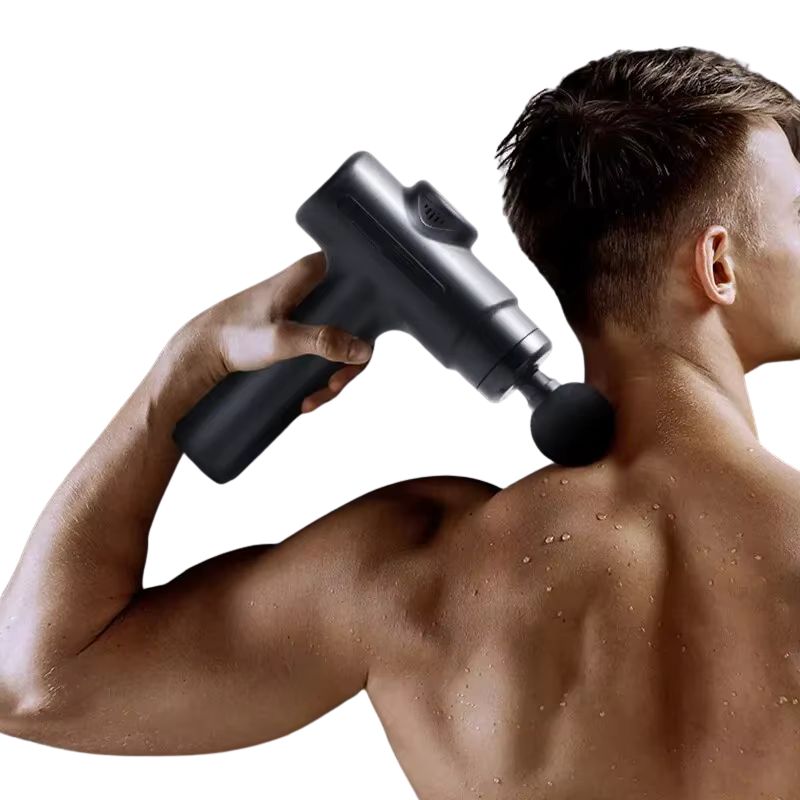 ZenPulse™ – Pistolet de Massage 8 Têtes | Relaxation & Récupération