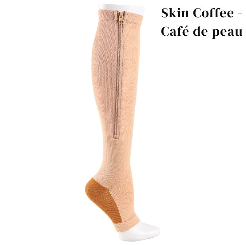 CircuPress™ – Chaussettes de Compression Graduée (20–30 mmHg)